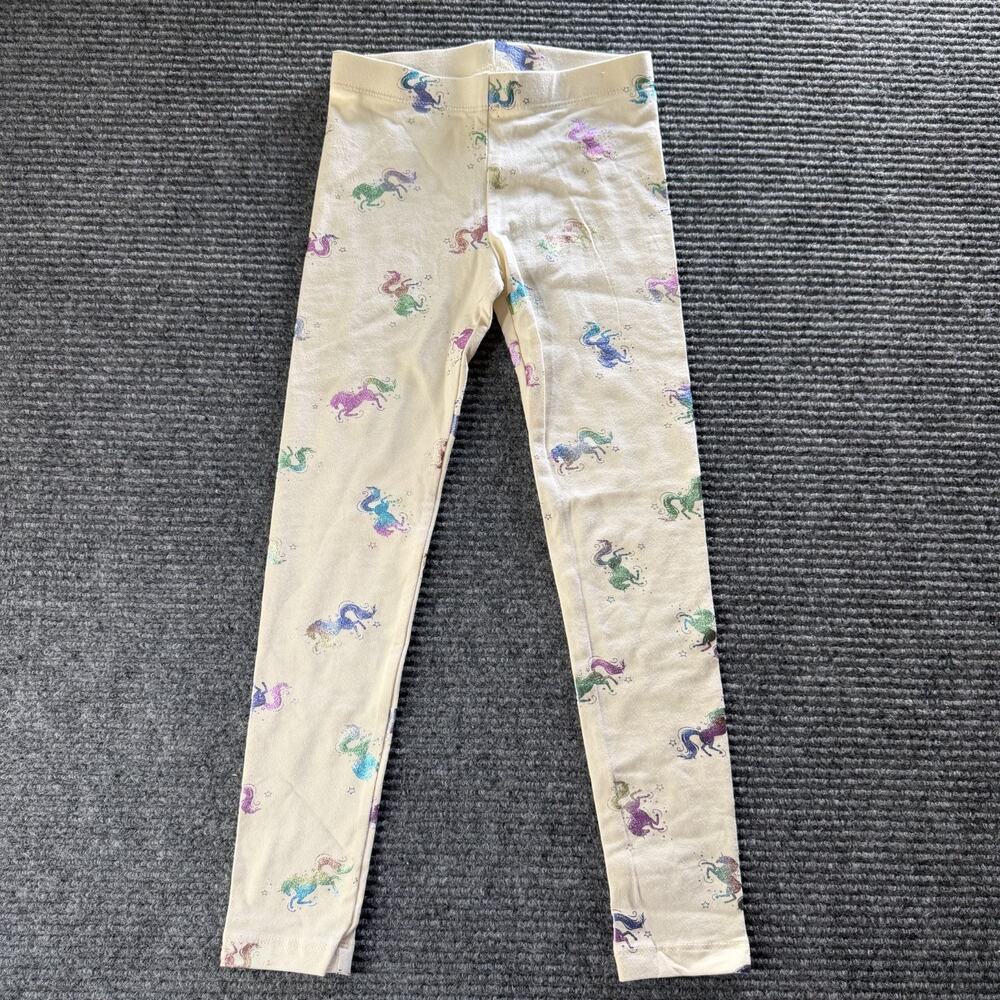 Girls Size 6–6X Wonder Nation Unicorn Leggings Stretchy Pink Print